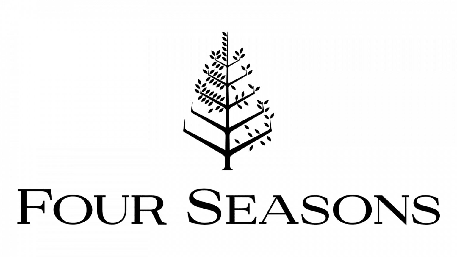 Minimalistic tree logo with 'Four Seasons' text below.