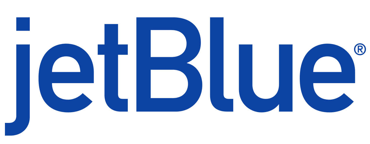 JetBlue logo featured in Boston Limo VIP's trusted airline partners section
